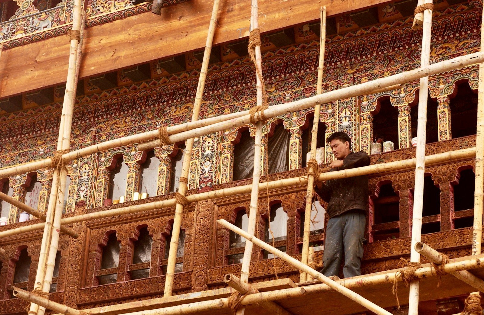 Bhutan monastery in the mountains - Bhutan · The Himalaya