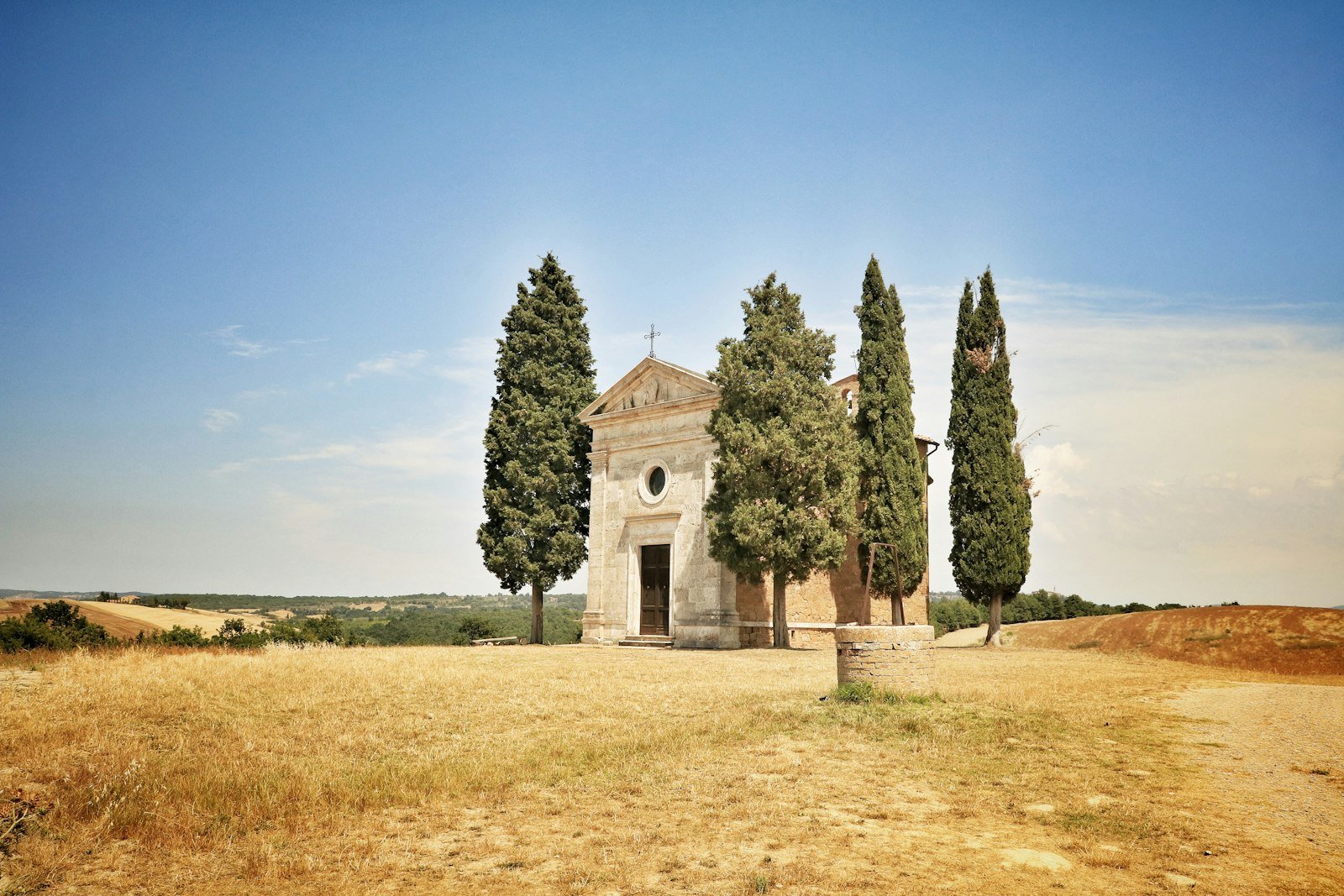Tuscan hills and abbey - Italy · The Mediterranean