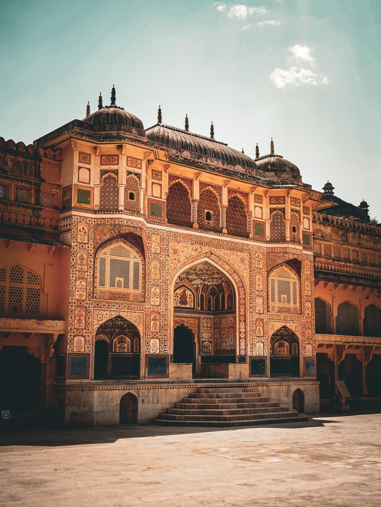 A Rajasthan fort at first light