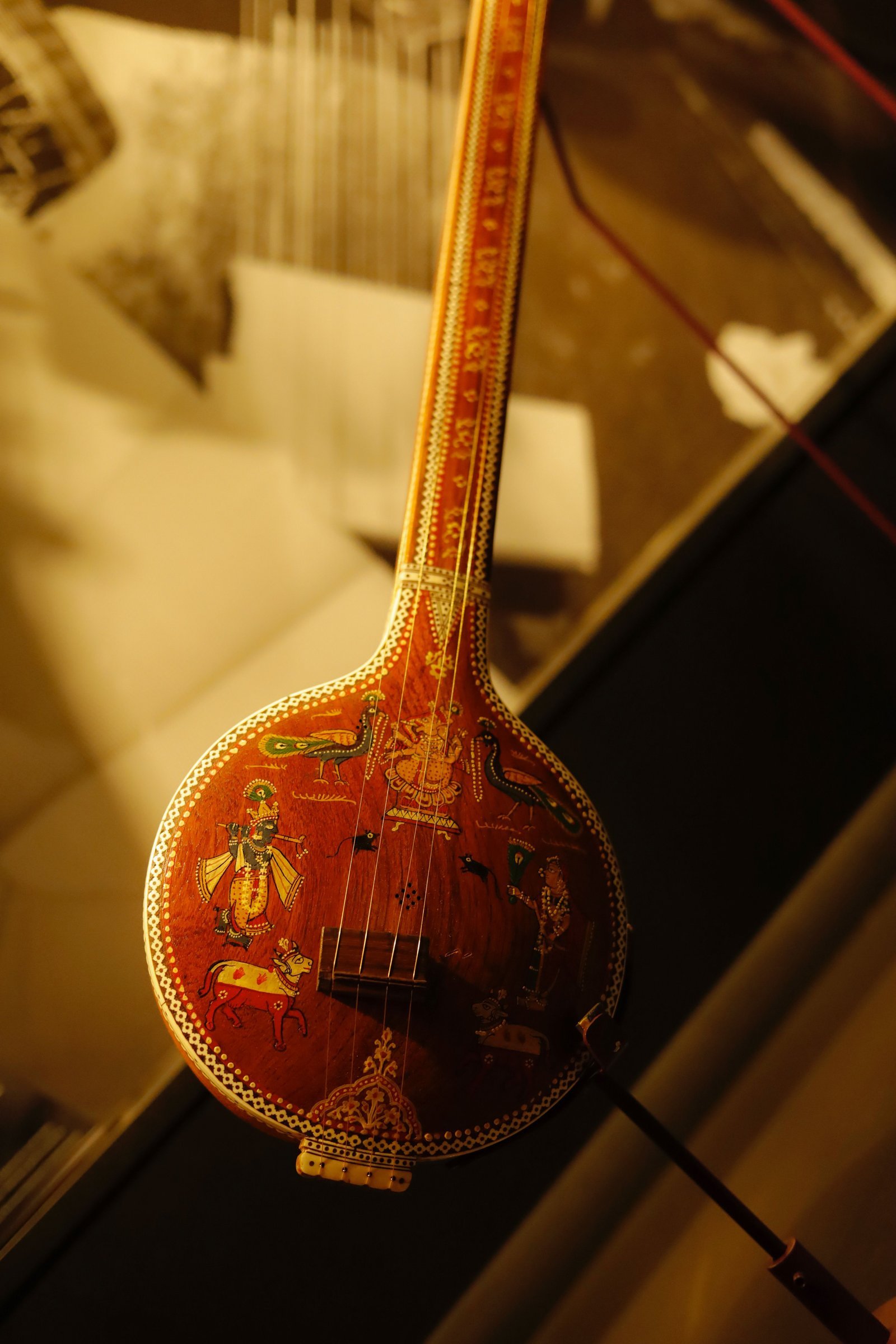 A veena in a family home, Tamil Nadu